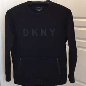 DKNY Black Logo Scuba Pullover/New